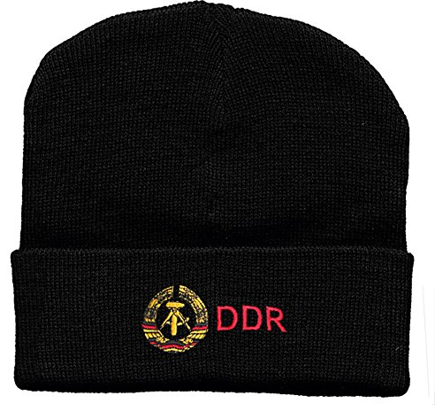 Hip-Hop Mütze DDR Wappen 50958 schwarz