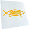 Kiwistar - Autoaufkleber - Gelb - 15x5cm Darwin Fisch Aufkleber für Auto, Laptop, Fahrrad, LKW, Motorrad Mehrfarbig JDM Decal Racing