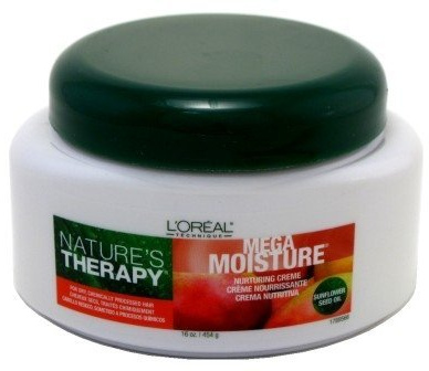 Loreal Natures Therapy Mega Moisture Creme 16oz Jar (2 Pack) by L'Oreal Paris