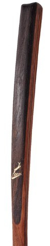 Lebenshile Detmold Wanderstab Gemse Halfzware (Nussbaum/Mooreiche) Stablänge 125 cm