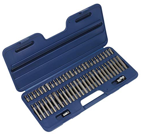 Security TRX-Star*/Hex/Ribe/Spline Bit Set 56pc 3/8 & 1/2Sq Drive