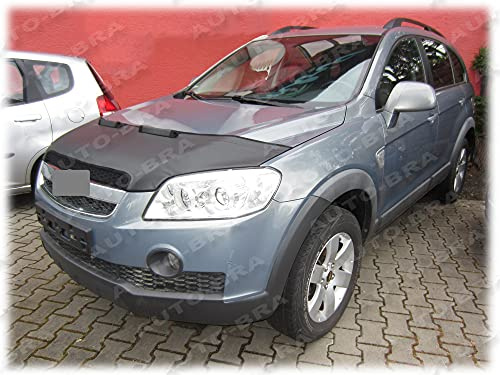 AB-00049 Auto-Bra kompatibel mit Chevrolet Captiva Bj. 2006-2010 Haubenbra Steinschlagschutz Tuning Bonnet Bra