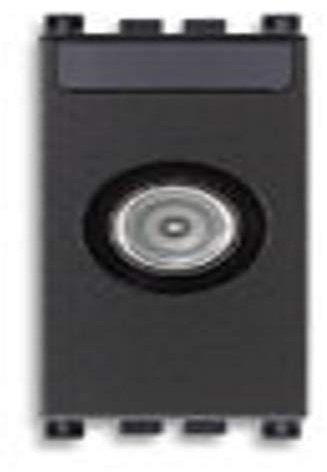 Vimar Presa Tv-Rd-Sat Passante, Grigio