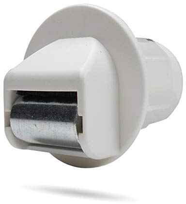 markiso® Steckleitrolle Rolladen Gurtführung, Gurtleitrolle für Rollladengurt bis 23mm | [Hergestellt in Deutschland] Stahlrolle inkl. Bürstendichtung in Handwerkerqualität | Set´s verfügbar