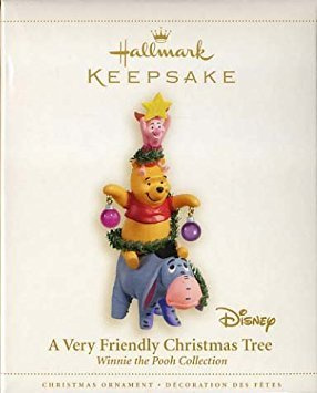 Eine sehr Freundlicher Weihnachtsbaum Winnie the Pooh Hallmark Andenken Ornament 2006