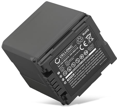 subtel Akku kompatibel mit Panasonic HDC-SD200 SD707 SD700 SD600 HDC-HS9 HDC-SDT750 HDC-TM700 NV-GS500 7.2V - 7.4V 2200mAh