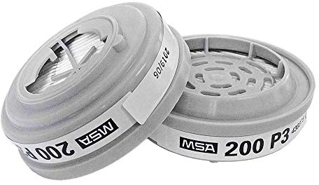 MSA Advantage Protection respiratoire | Filtres à particules P3 | Réutilisables | Fixation à baïonnette | Paire | EN 143
