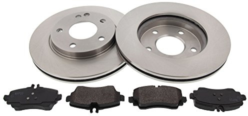 Mapco 47802 Bremsensatz Bremsscheiben mit Bremsbeläge Vorderachse | Kompatibel mit: MERCEDES-BENZ A-CLASS