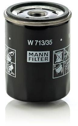 MANN-FILTER, W 713/35 Oil Filter | For Passenger Cars, Highest Filtration Performance, Engine Protection, High Quality Sealing, True OE Engineering