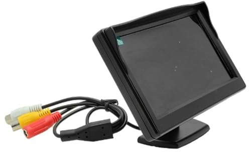 BW 5 pollici ad alta risoluzione HD 800 * 480 (no 320 * 240) auto TFT LCD Monitor schermo con 2ch video per auto telecamera di retrovisione retromarcia/auto DVD/VCD/GPS/altre apparecchiature video