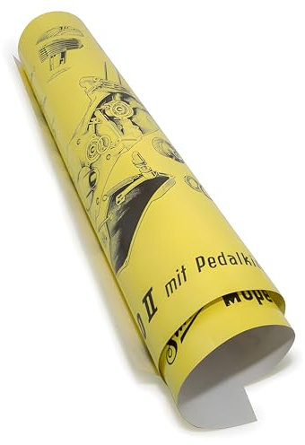 Explosionsdarstellung Farbposter (72x50cm) Motor RH50II SR2 mit Pedalkickstarter