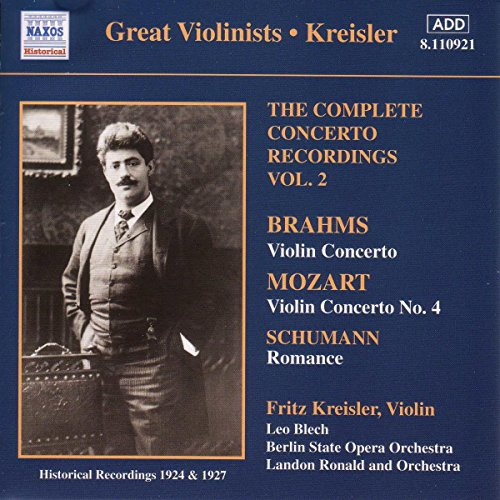 Great Violinists - Fritz Kreisler (Konzertaufnahmen Vol. 2) (Aufnahmen 1924 und 1927)