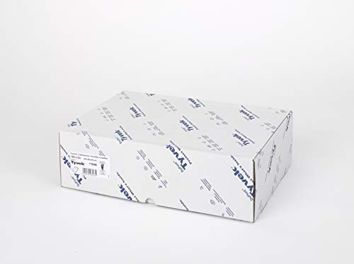 Tyvek Faltentaschen E4 (100 Stück) 406x305x50mm | Reißfeste, wasserabweisende Versandtaschen mit Spitzboden | Versandtasche haftklebend ohne Fenster | Umschläge mit 55 g/m² | Weiß