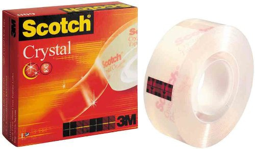 Scotch Crystal Clear Klebeband 600, 19 mm x 33 m, 24 Stück