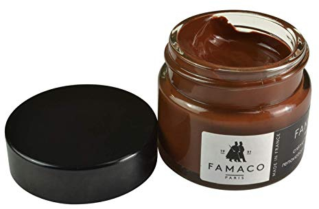Famaco - Pommadier Famacolor - 15ml - Couleur HAVANE - Crème Teignante à Fort Pouvoir Couvrant - Rénove et Recolore les Cuirs Abîmés