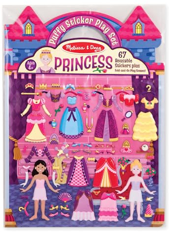 Melissa & Doug Wiederverwendbare Gummisticker Prinzessinnen
