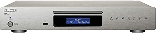 BLOCK C-250 CD-Player kompatibel mit HDCD, CD-R, CD-RW, MP3, Silver
