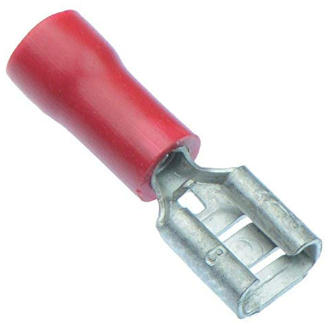 50 x Red 2.8mm Female Insulated Crimp Spade Connector 16-22 AWG Wire Cable Electrical