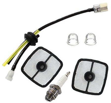 AISEN Pack of RePower Kit with Air Filter Spark Plug Primer Bulb for ECHO HC-152 Hedge Trimmer