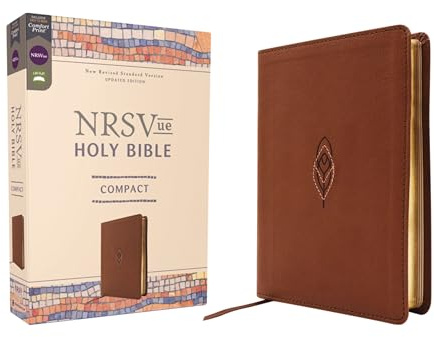NRSVue, Holy Bible, Compact, Leathersoft, Brown, Comfort Print