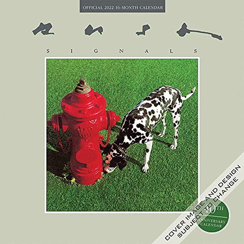 Rush OFFICIAL 2022 12 x 12 Inch Monthly Square Wall Calendar, Music Progressive Rock Band