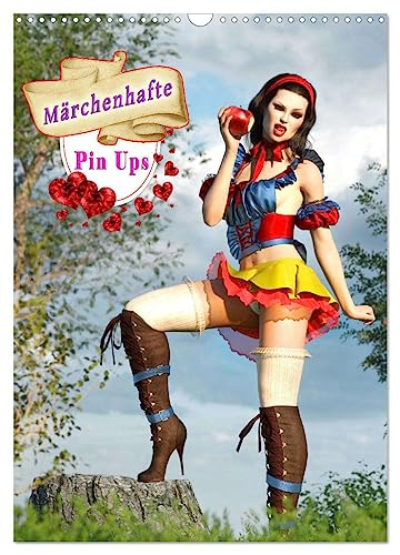 Märchenhafte Pin Ups (Wandkalender 2025 DIN A3 hoch), CALVENDO Monatskalender: Sexy Ladys in märchenhaften Outfits lassen sie ein ganzen Jahr lang träumen. (CALVENDO Erotik)