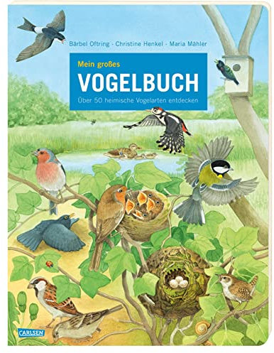 Mein großes Vogelbuch: Großformatiges Pappbilderbuch für Kinder ab 3 Jahren mit über 50 heimischen Vögeln