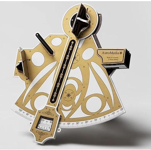 Der Sextant. Kartonbausatz für einen voll funktionstüchtigen Sextanten zur Einführung in die Astronavigation.