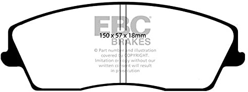 EBC Brakes DP31723C Redstuff Bremsbeläge