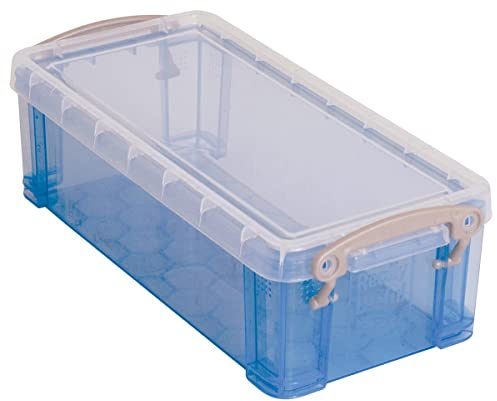 Really Useful Stiftbox, 0,9 l, durchsichtig, Lila