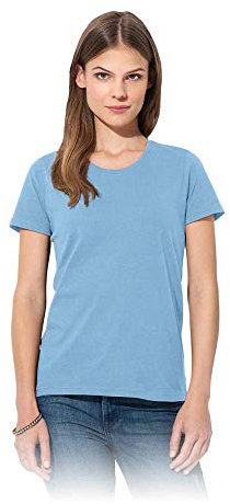 Stedman Apparel Damen Classic-T/ST2600 T-Shirt, Hellblau, Größe 46 (Größe: XX-Large)