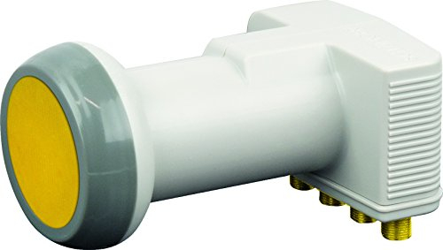 Schwaiger sps6844h511 Quad LNB 4 Ausgänge 40 mm hellgrau