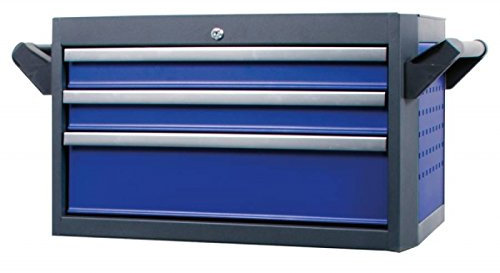 Werkstattwagenaufsatz für Werkstattwagen Galaxy mit 3 Schubfächern Blau/Anthrazit VE: 1