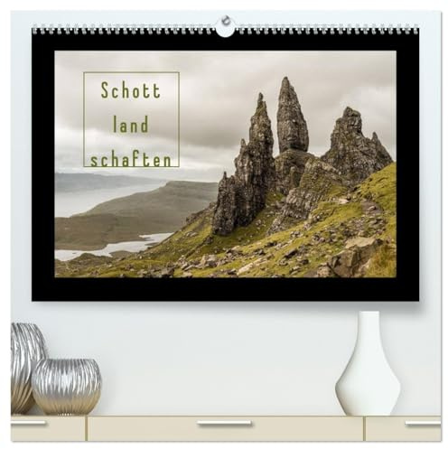 Schottlandschaften (hochwertiger Premium Wandkalender 2026 DIN A2 quer), Kunstdruck in Hochglanz: Landschaftskalender (CALVENDO Orte)