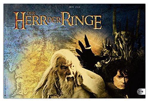 Der Herr der Ringe Broschur XL 2014: Fotokalender zu den Kinofilmen. Mit Nutzkalendarium u. Poster
