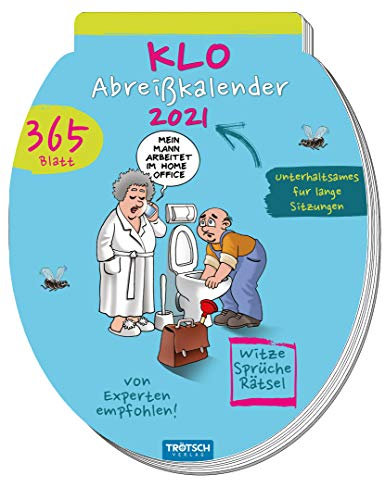 Tageskalender Klokalender 2021: zum Abreißen, 12 x 17 cm (Geschenkkalender)