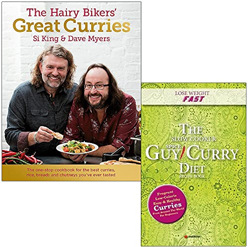 The Hairy Bikers' Great Curries By Hairy Bikers & The Slow Cooker Spice-Guy Curry Diet Recipe Book By Iota 2 Books Collection Set