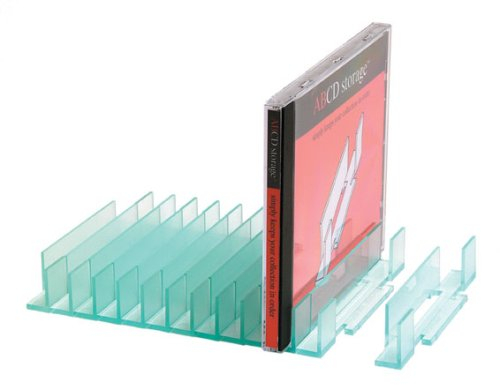 CD Storage Rack - alphabetical CD organiser (20 capacity)