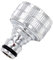 SpiceFlow Anschlussstück | Chrom/Messing | 3/4 Zoll | 1/2 Zoll Gardena kompatibel