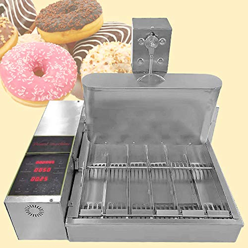 2600pcs/hour commercial Mini 6 rows donuts making machine/doughnut maker/frying Donuts Maker/donuts making machine/Donuts Making Machine/Mini Donut Maker for street food snack food equipment