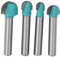 Mèche de routeur ronde fraise à bois fraise à tête demi-ronde mèche de routeur 4 pièces 6 mm pour le travail du bois
