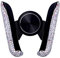 ihreesy Bling Strass Auto Handyhalterung,Luxuriös Glitzer Kristall Handyhalter Entlüftung Universal Handy Ständer Armaturenbrett Kompatibel mit 12 11 11 Pro X Galaxy S20 10,Weiß