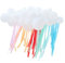Ginger Ray Weiße und bunte Quaste Ballon Wolke Bogen Party Babyparty oder Kinderparty Dekoration