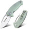 HARNDS Seal Outdoor Coltello pieghevole con lama in acciaio Aus-8 Coltello tascabile con impugnatura in G10 Clip da tasca (Ciano)