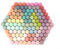 Glaciart One Filz-Pompons, Wollfilzkugeln (120 Stück) 1 cm - 0,4 Zoll, handgefertigte Filzkugeln in 30 Pastellfarben (Grün, Rosa, Blau, Gelb und mehr), kleine Menge für Filzen und Girlanden