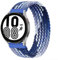 Intrecciato Solo Loop per Samsung Galaxy Watch 3 45mm/Galaxy Watch 46mm/Gear S3 Frontier/Classic for Huawei Watch 2 Classic/3/3 pro/GT2/GT3, Cinturino in Tessuto di Nylon 22mm, Mirtillo-XS