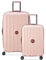 DELSEY PARIS - ST TROPEZ - Valise rigide extensible - set de 2 valise - Rose