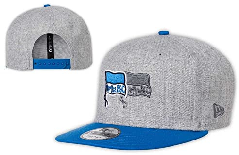 Hertha BSC Berlin Cap Flat - Doppellogo - Gr. M/L Flatcap grau/blau Kappe Basecap Cap Schildmütze HBSCB