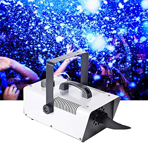 Nebelmaschine, tragbare Schneeflockenmaschine, 1500 W, Schneemaschine mit Controller, künstliche fallende Schneeflocken im Außen- und Innenbereich, Bühneneffektmaschine, Abdeckungsbereich 4–