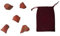 Piedra Jade Rojo Naturales de 20 a 30mm 5PCS, Jade Rojoa en Bruto Protección, cristal de Jade Rojo natural para la fabricación de joyas (Jade Rojo, 5)
